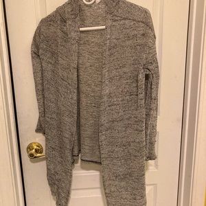 Gray cardigan